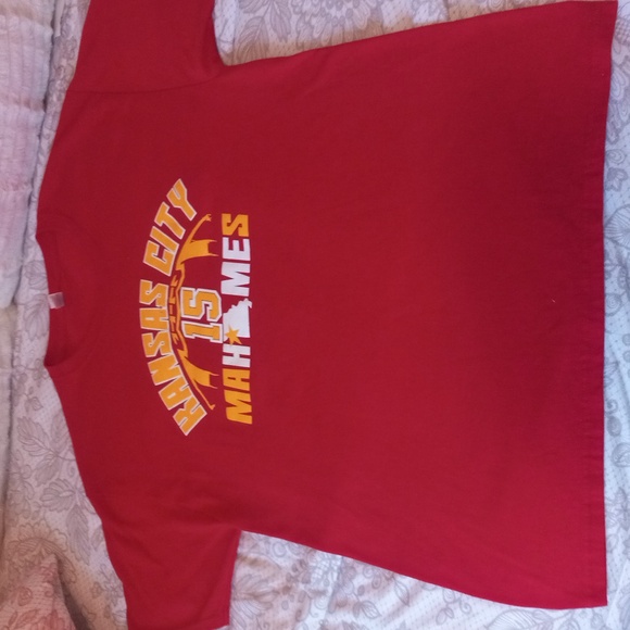 Kansas City Mahomes Tee Shirt Sz L - Picture 2 of 4